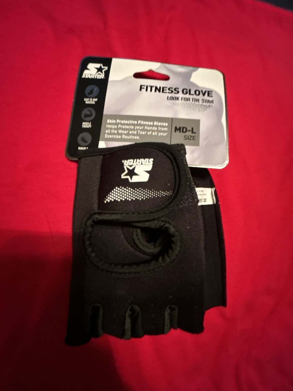 Starter Fitness Gloves Black Size MD-L